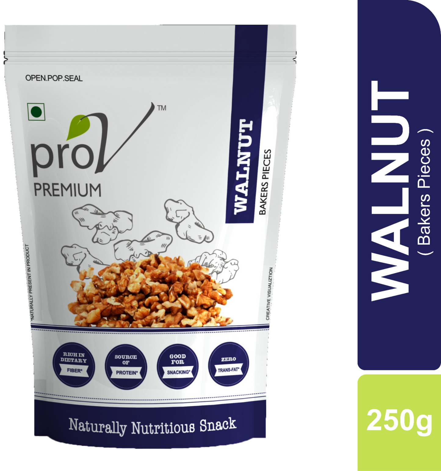 ProV Premium Walnut Bakers Pieces 250g Nuts Walnuts