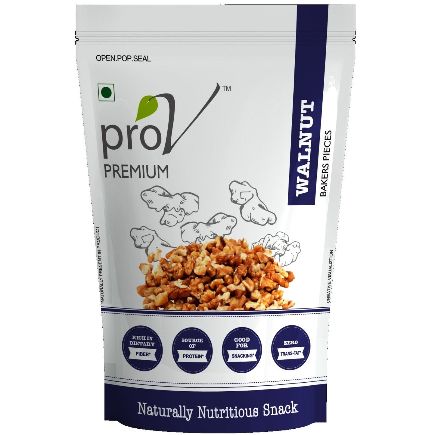 ProV Premium Walnut Bakers Pieces 250g Nuts Walnuts