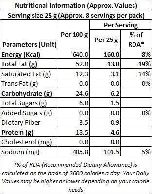 ProV Flavour Cashew Roasted Salted 200g Nuts Cashews