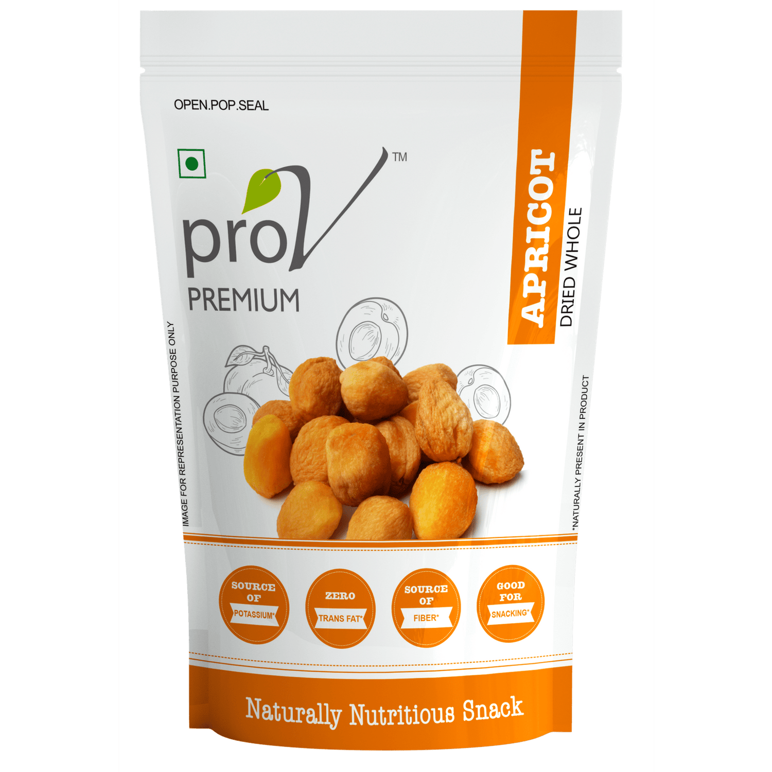 ProV Premium Apricots 250g Dried fruits Dried Fruits
