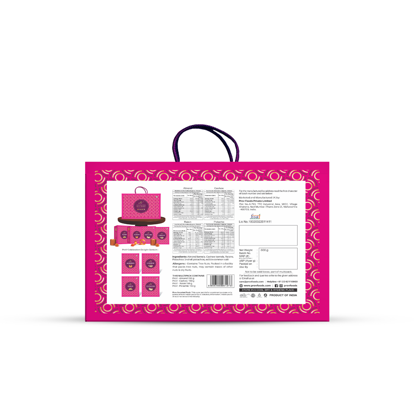 ProV Celebration Delight - Gift Bag Pack 600g