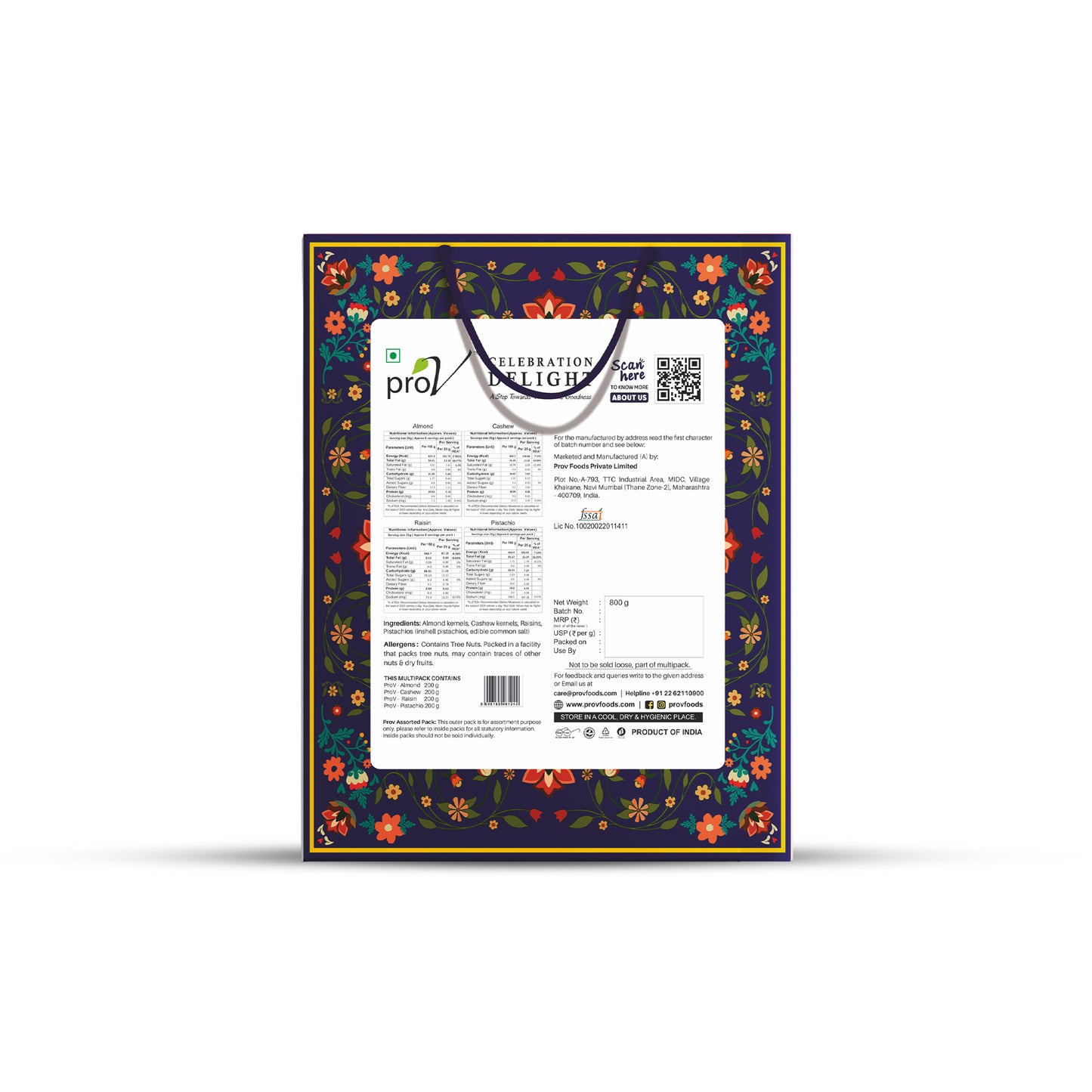 ProV Celebration Delight - Gift Tray Pack 800g