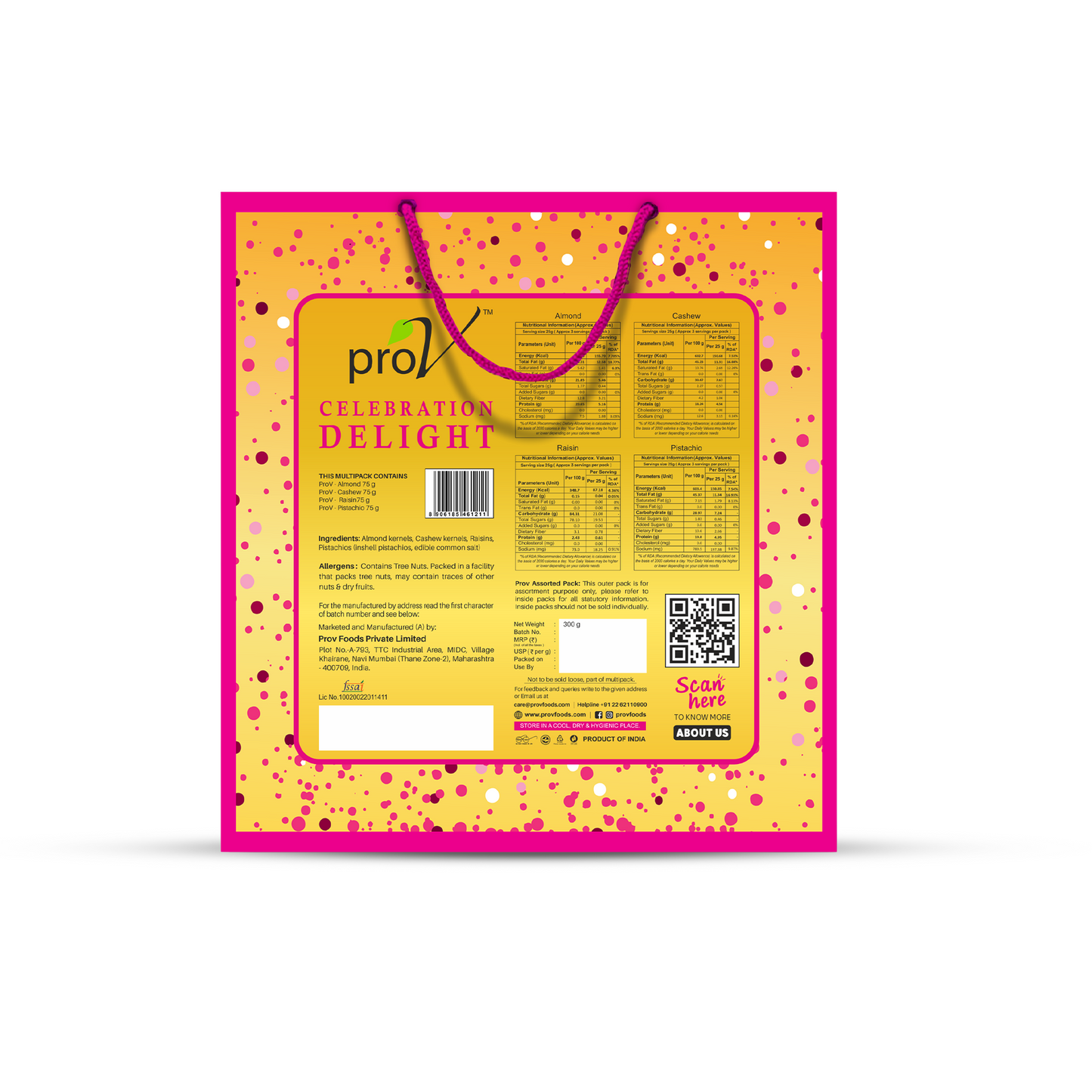 ProV Celebration Delight - Gift Tray Pack 300g