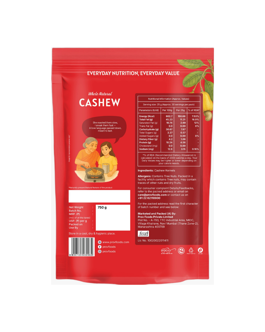 Cashew 750g