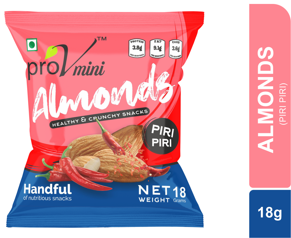 ProV Mini Almonds Piri Piri 18g Nuts Almonds