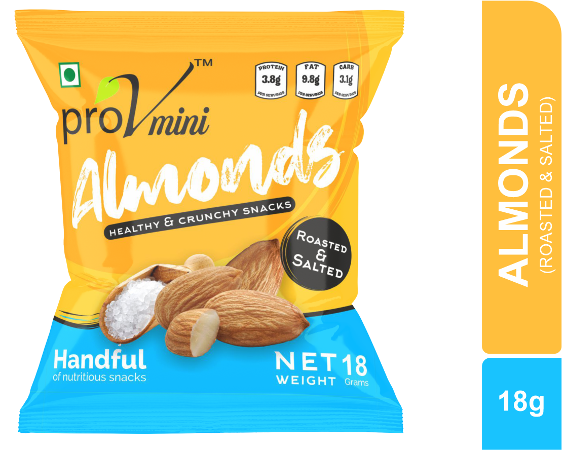 ProV Mini Almonds Roasted & Salted 18g Nuts Almonds