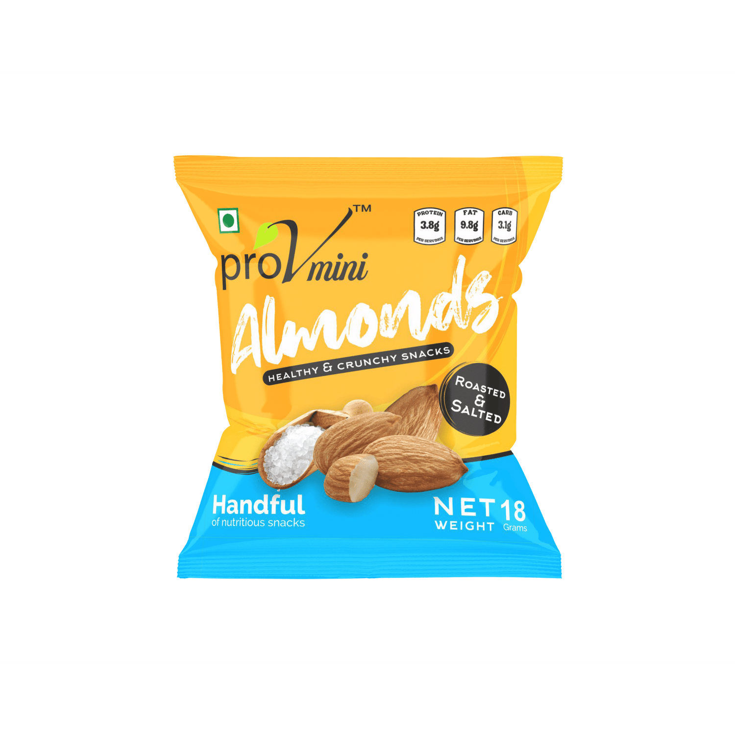 ProV Mini Almonds Roasted & Salted 18g Nuts Almonds