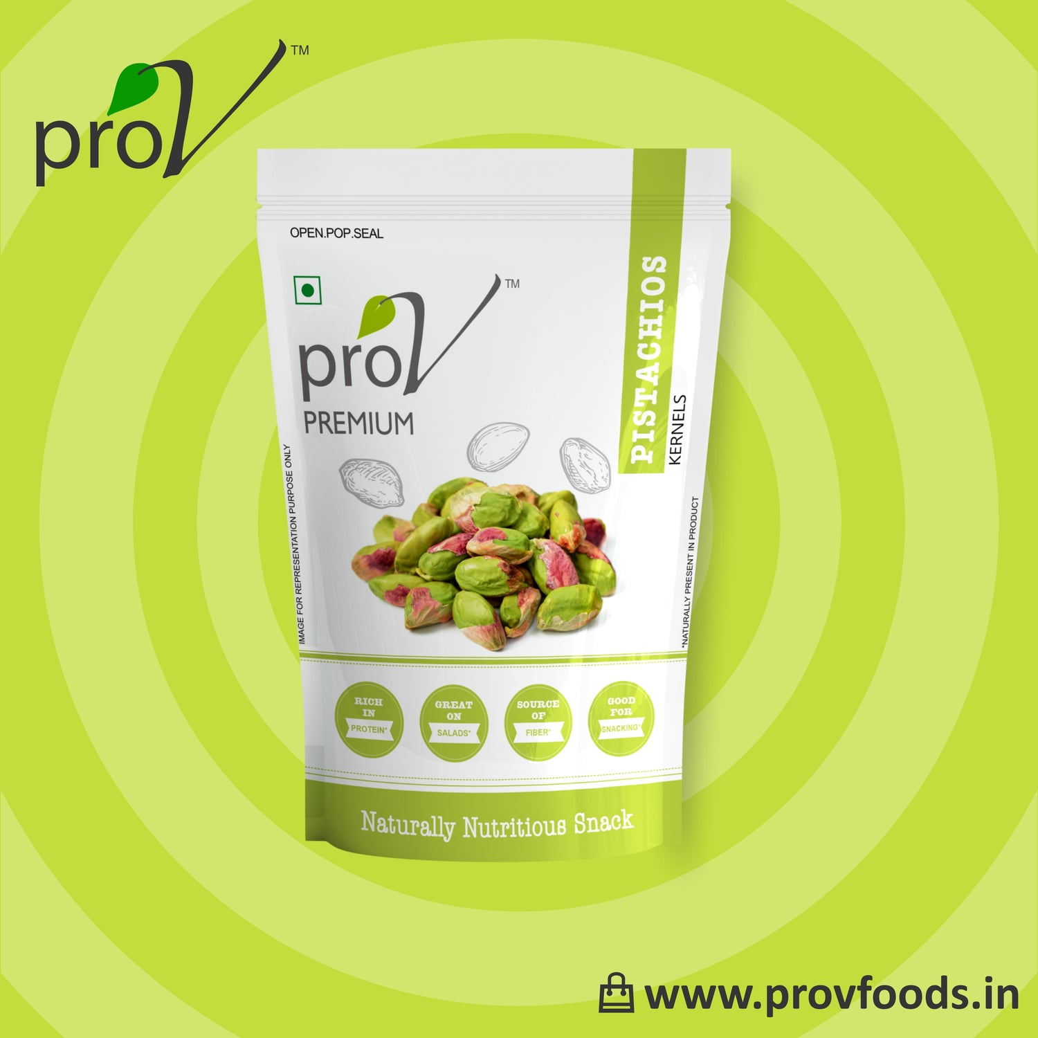 ProV Premium Pistachio Kernel 250gms Nuts Pistachios