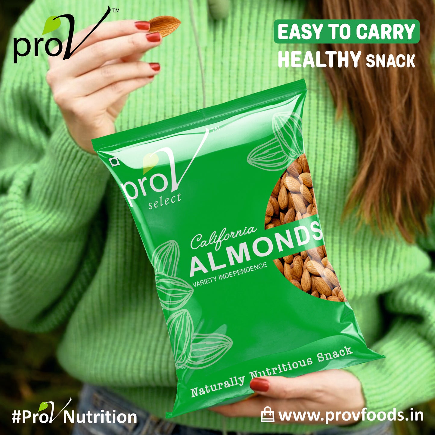 ProV Select Almonds Ind 1kg Nuts Almonds