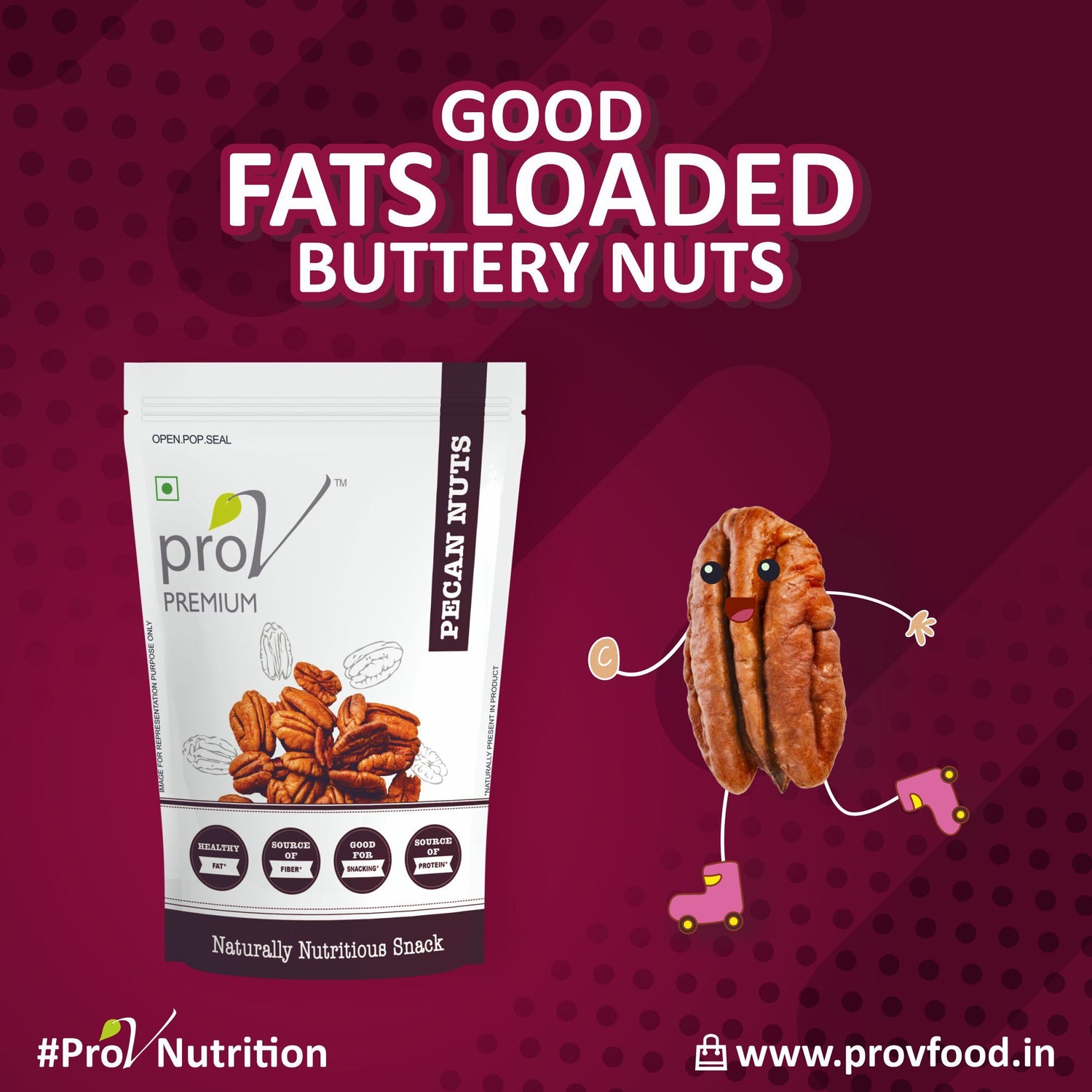 ProV Premium Pecan Nuts 250g Exotic Nuts Exotic Nuts