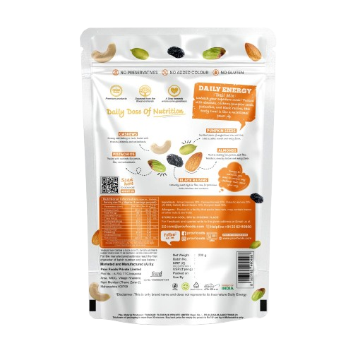 ProV Fusion Daily Energy Trail Mix 200 g Trail Mix Trail Mix