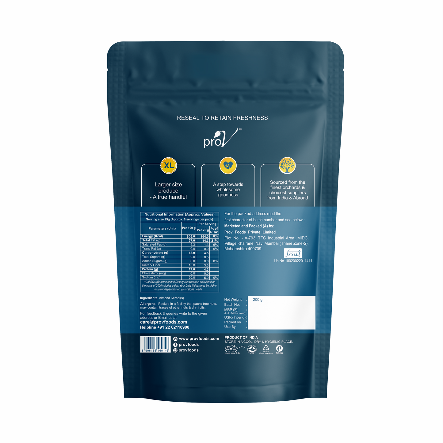 ProV Regal Almonds 200g Nuts Almonds