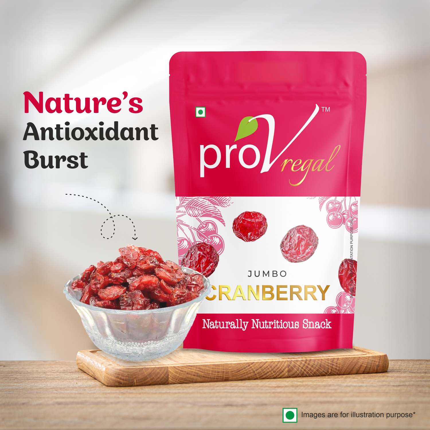 ProV Regal Cranberry Dried 200g Berries Berries