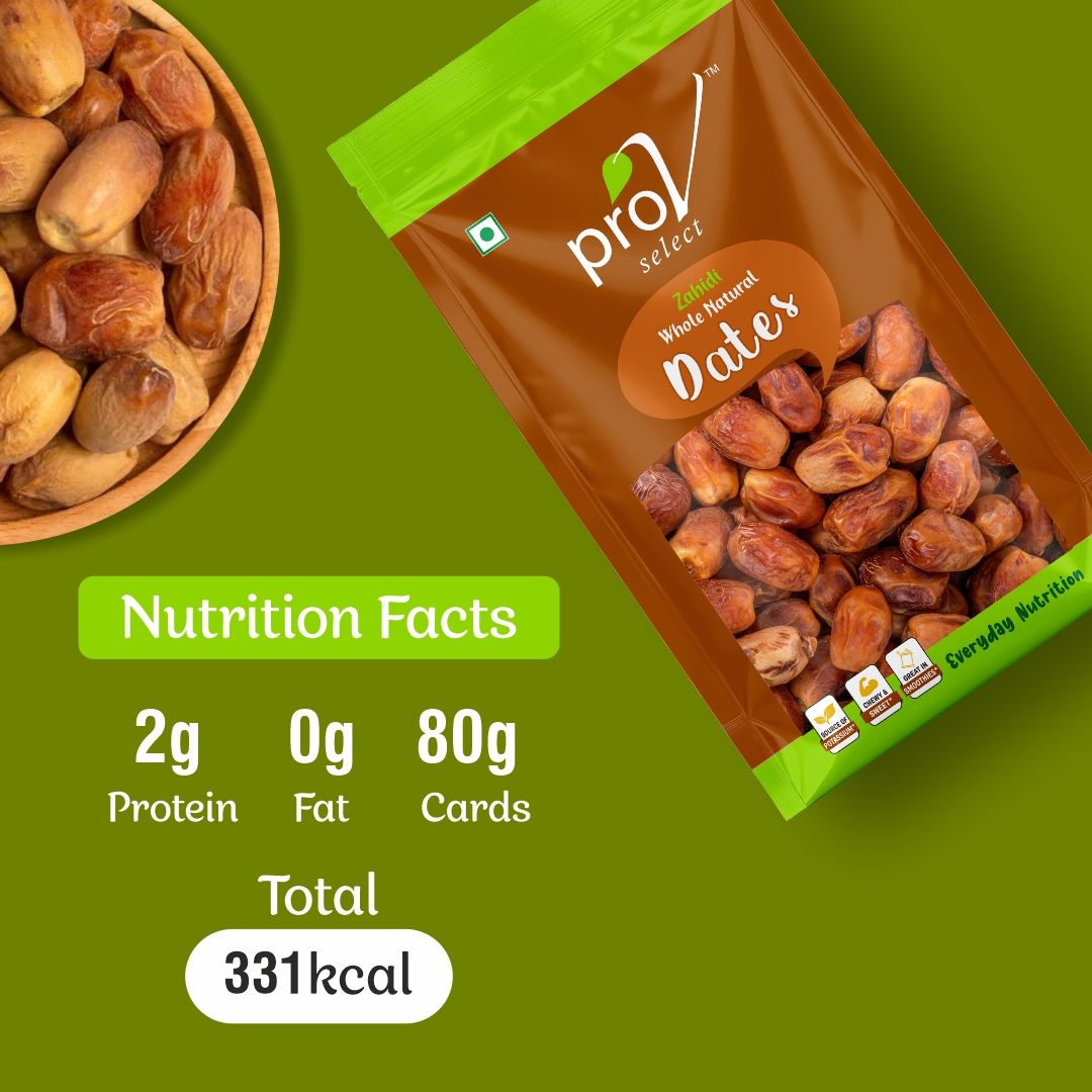 ProV Select Zahidi Dates 500g Dried Fruits Dates
