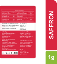 ProV Regal Saffron 1g Spice Saffron
