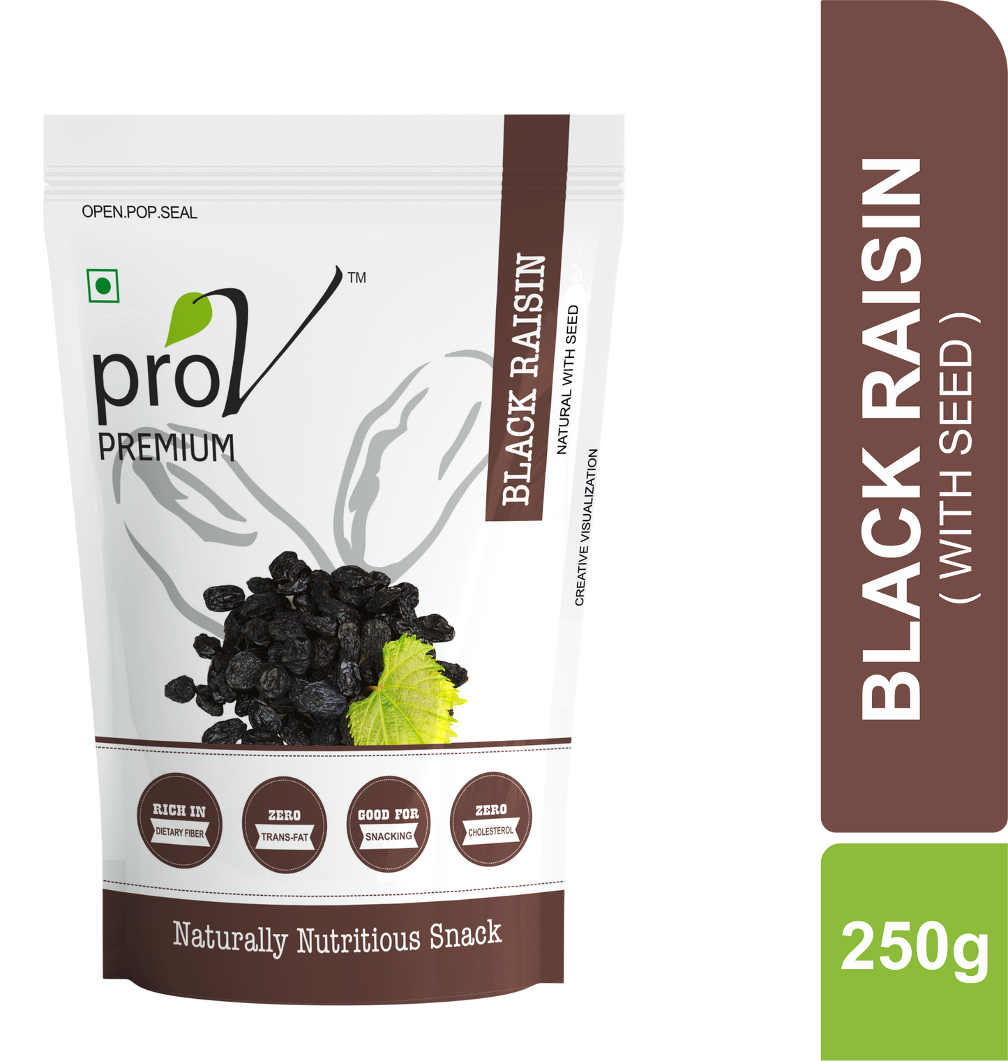 ProV Premium Black Raisins 'Seed' 250g Raisin Raisins