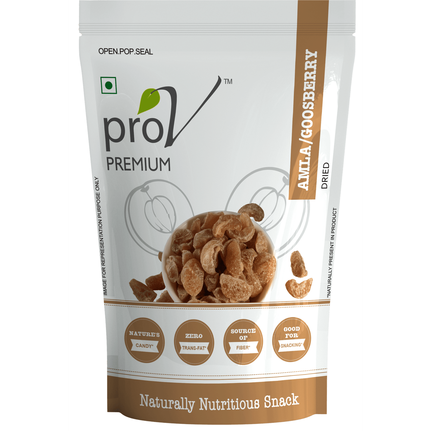 ProV Premium Amla/Gooseberry 250gms Dried Fruits Berries