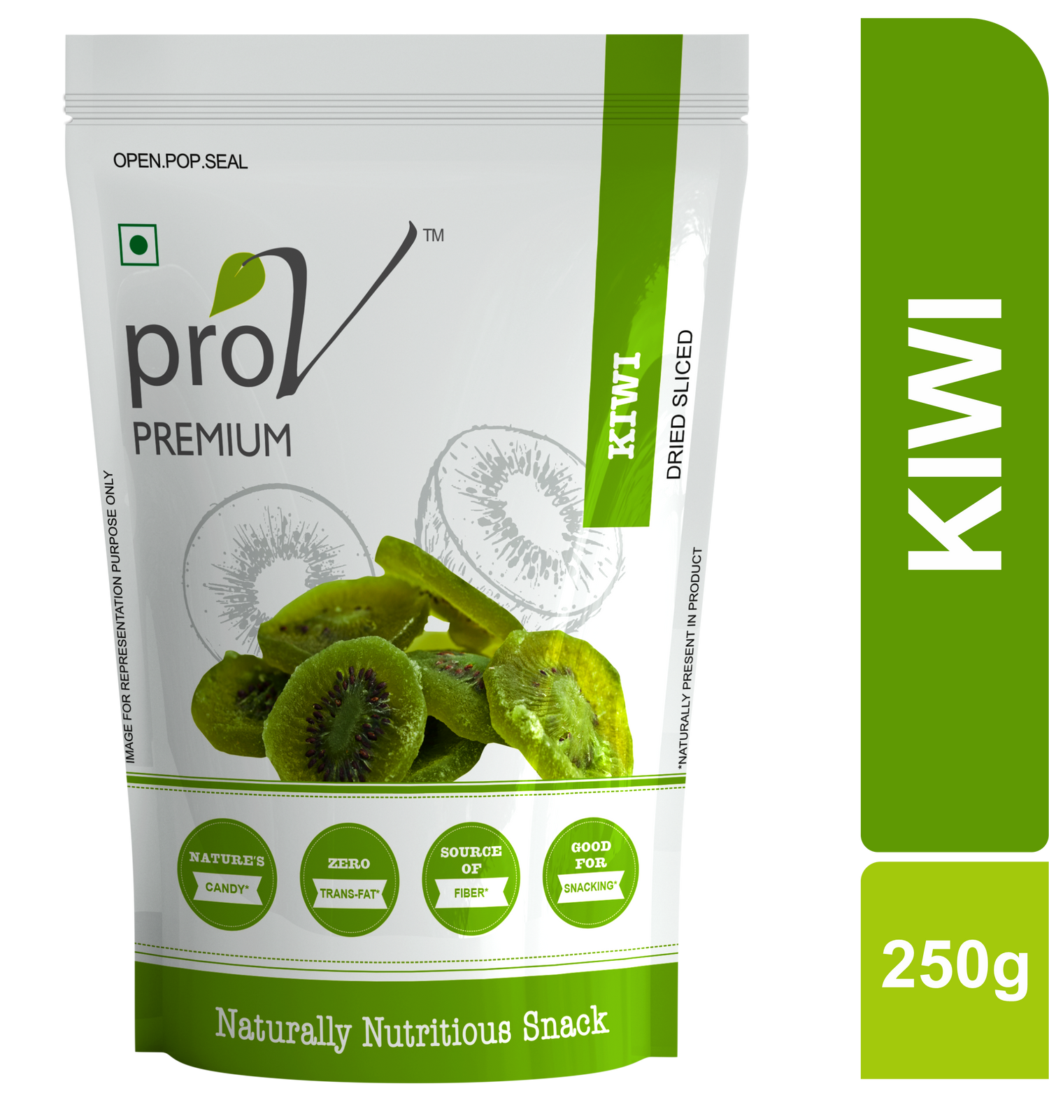 ProV Premium Kiwi Sliced 250gms Dried Fruits Dried Fruits