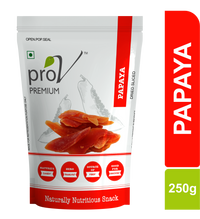ProV Premium Papaya Sliced 250gms Dried Fruits Dried Fruits