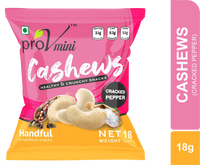ProV Mini Cashew Cracked Pepper 18g Nuts Cashews