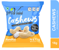 ProV Mini Cashew Roasted Salted 18g Nuts Cashews