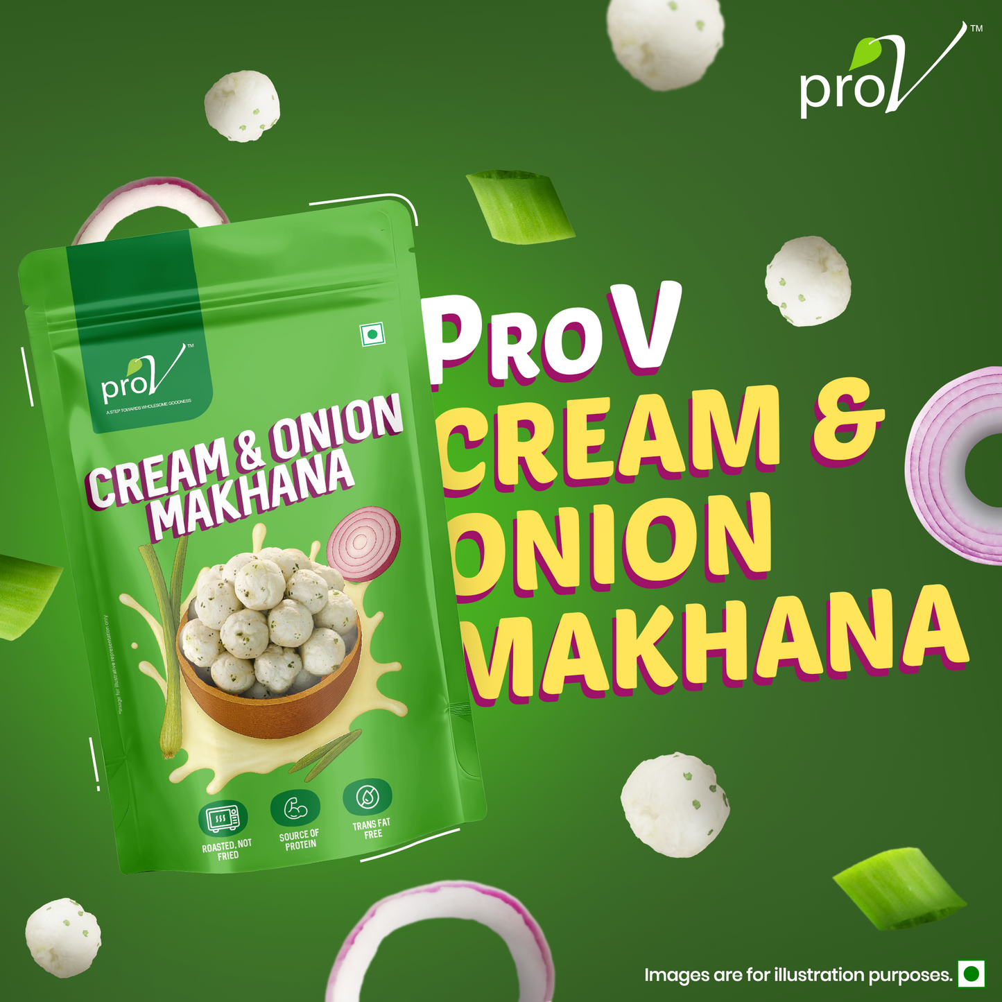 Cream and Onion Makhana 55g