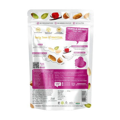 ProV Fusion Vanilla Delight Trail Mix 200 g Trail Mix Trail Mix