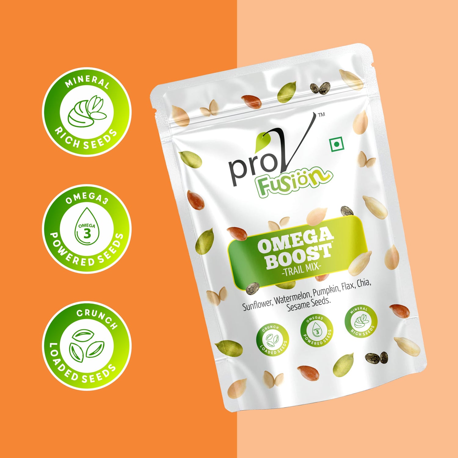 ProV Fusion Omega Boost Trail Mix 200 g Trail Mix Trail Mix