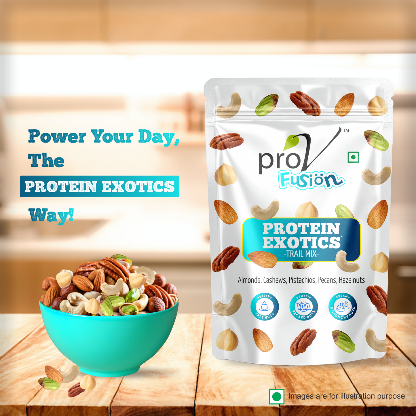ProV Fusion Protein Exotics Trail Mix 200 g Trail Mix Trail Mix