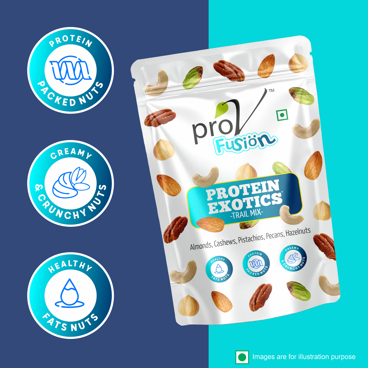 ProV Fusion Protein Exotics Trail Mix 200 g Trail Mix Trail Mix