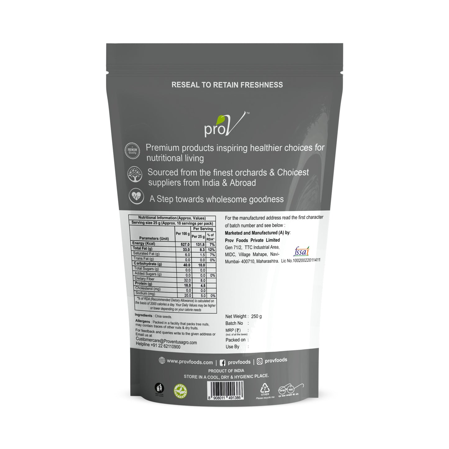 Chia Seeds 250g