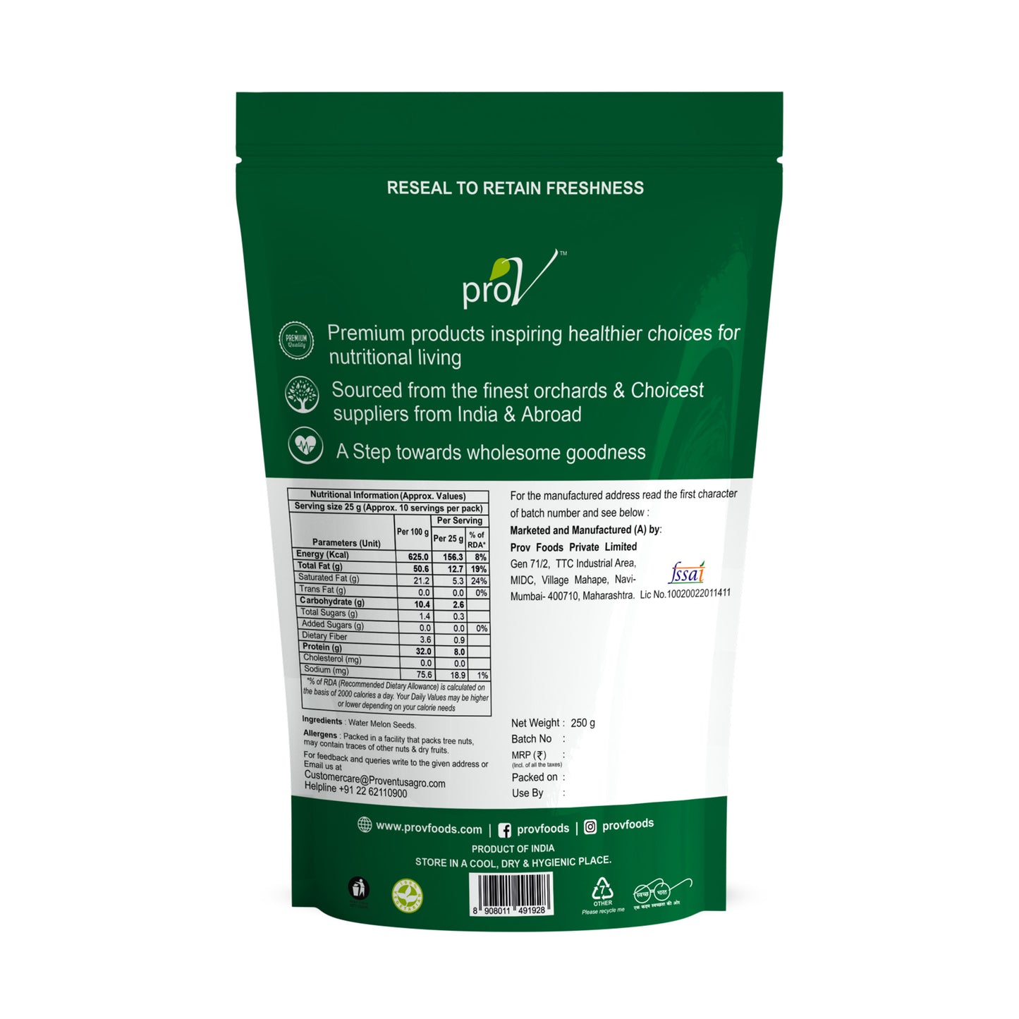 Watermelon Seeds 250g