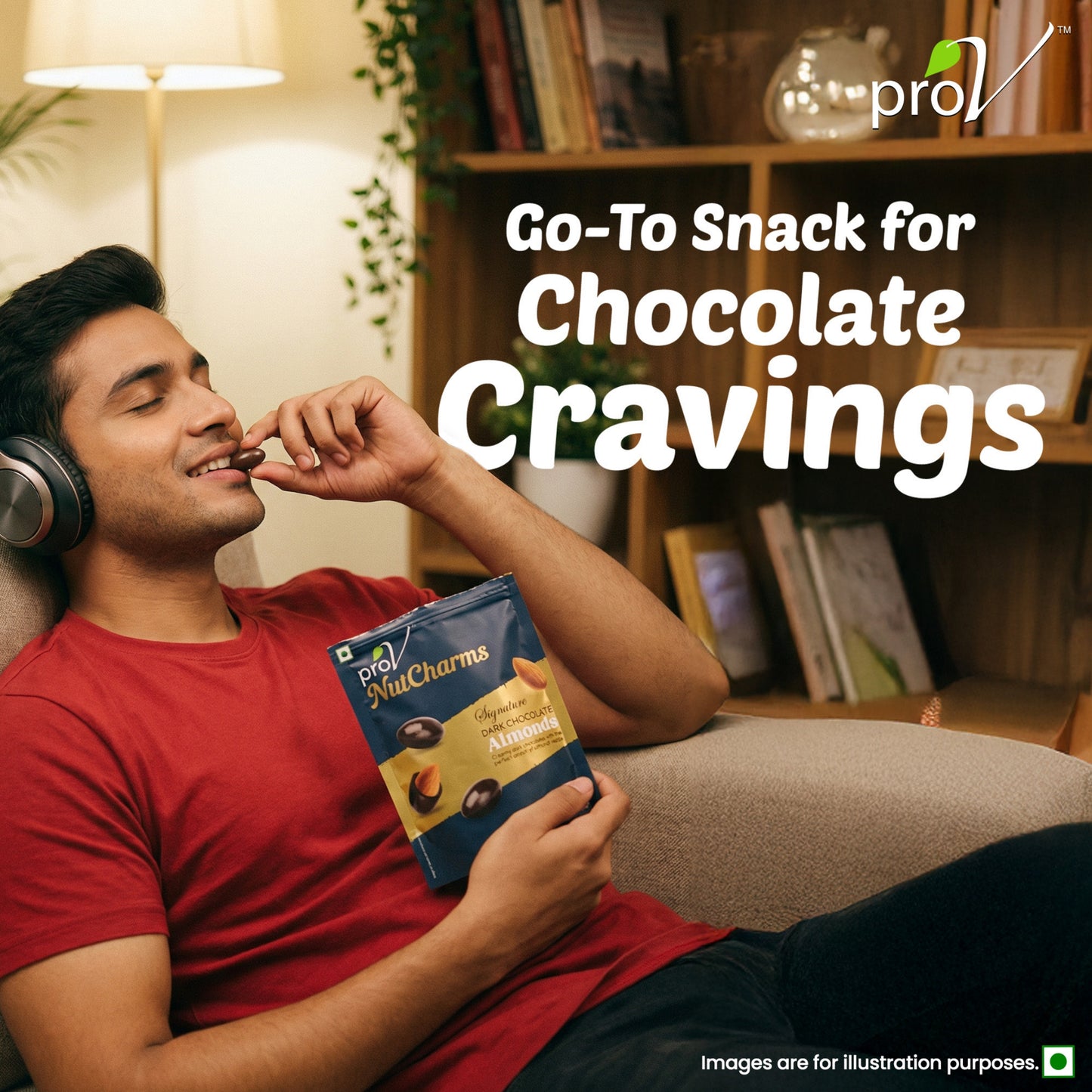 Prov NutCharms - Dark Chocolate Almond 50g