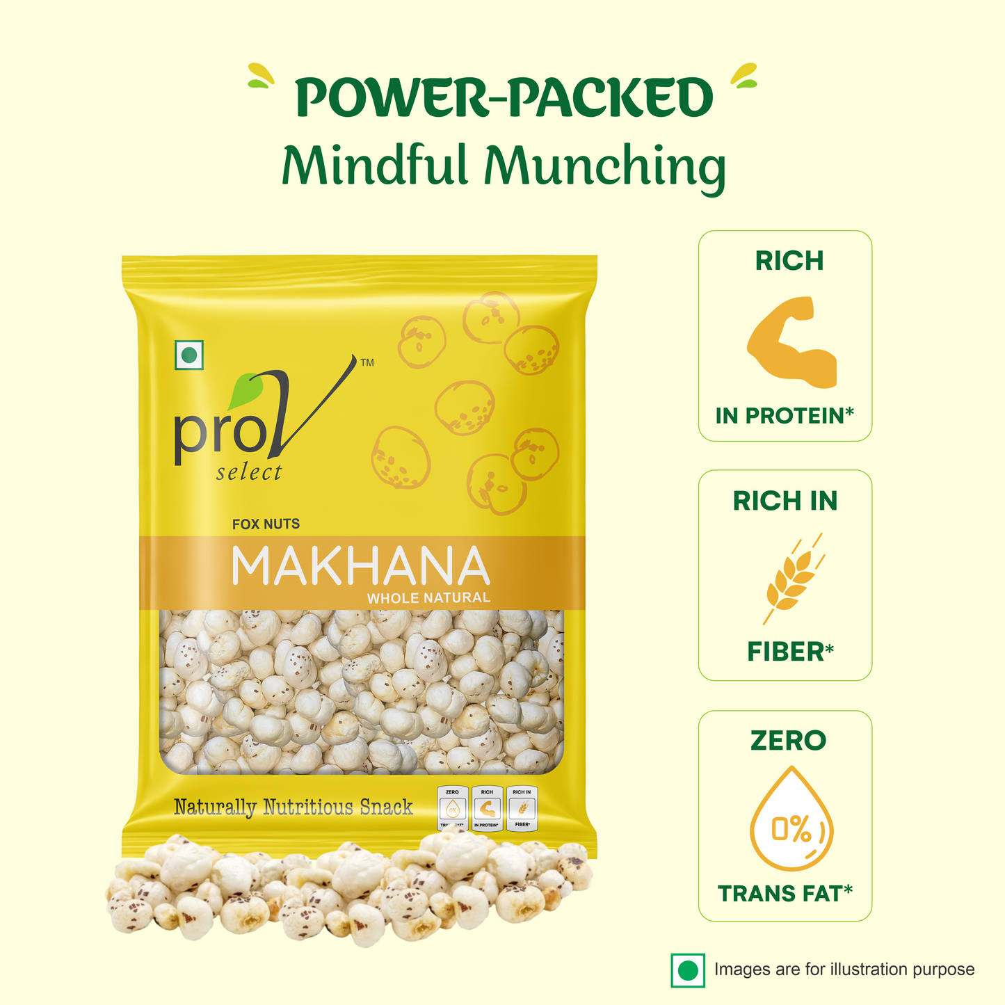 ProV Select Makhana Fox Nuts 200g Exotic Nuts Exotic Nuts