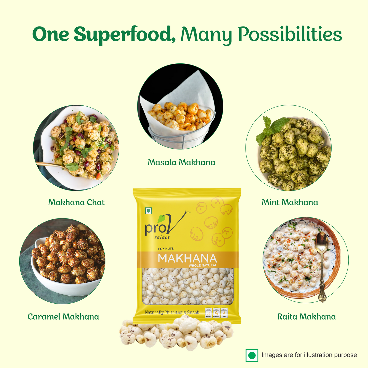 ProV Select Makhana Fox Nuts 200g Exotic Nuts Exotic Nuts