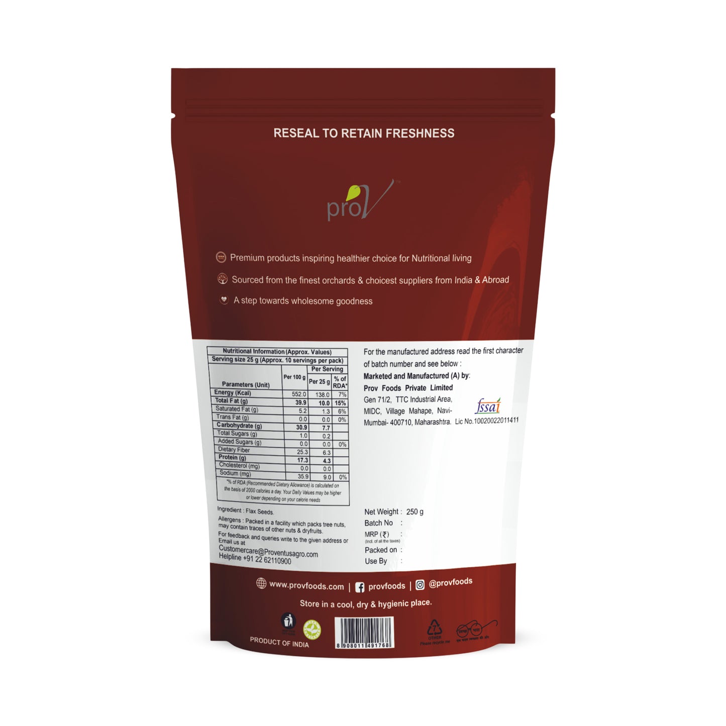 Flax Seeds 250g