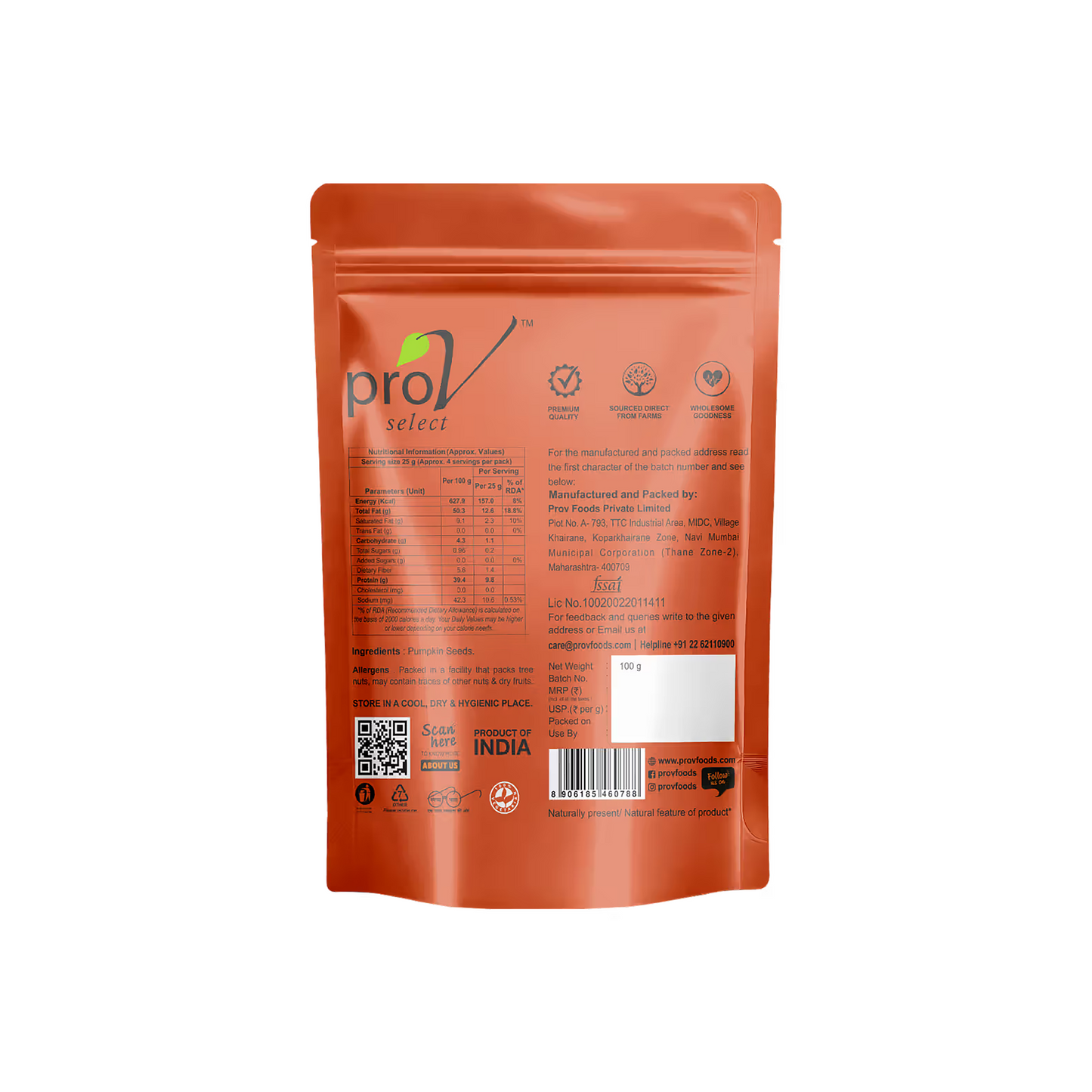 Pumpkin Seeds 100g