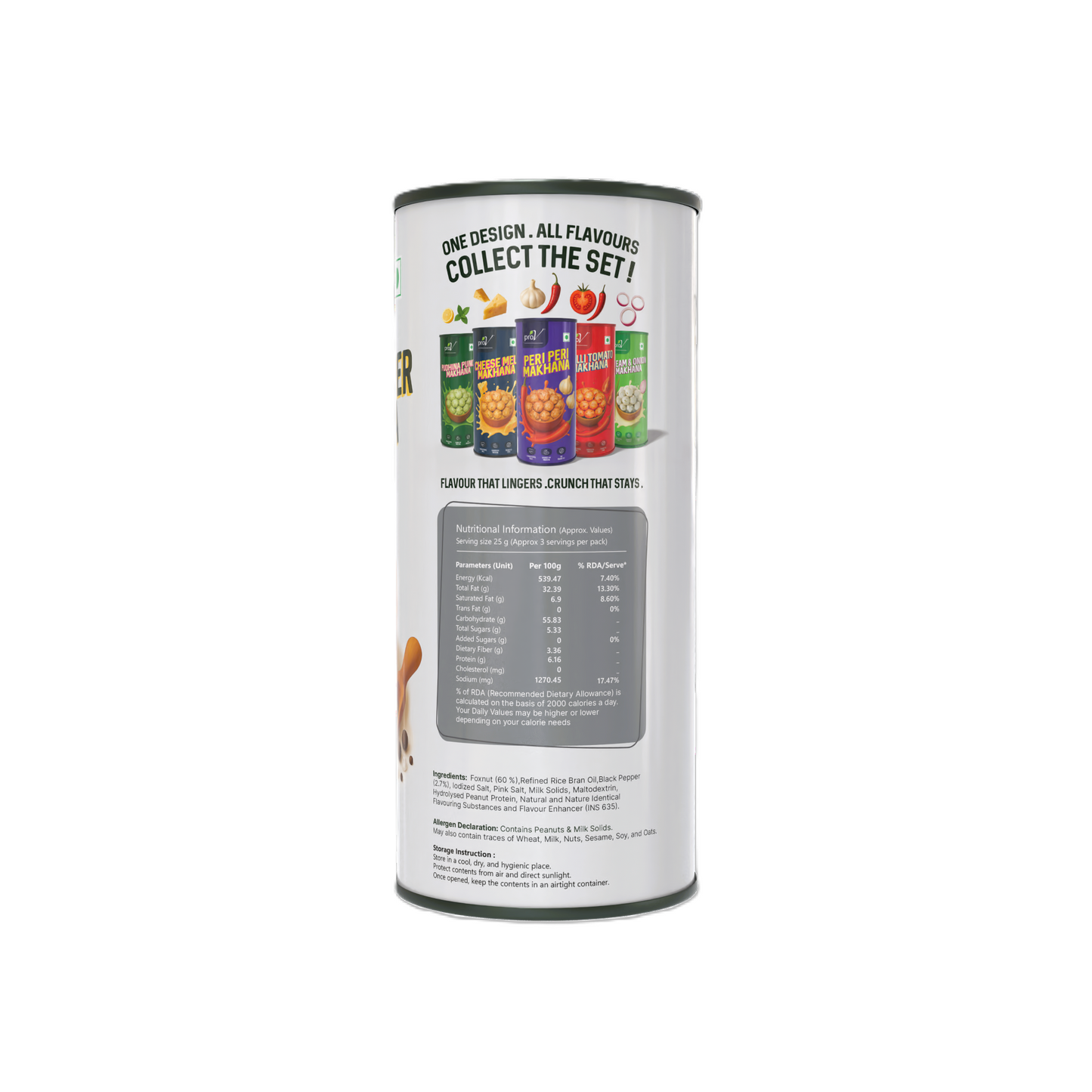 Salt & Pepper Makhana 77g