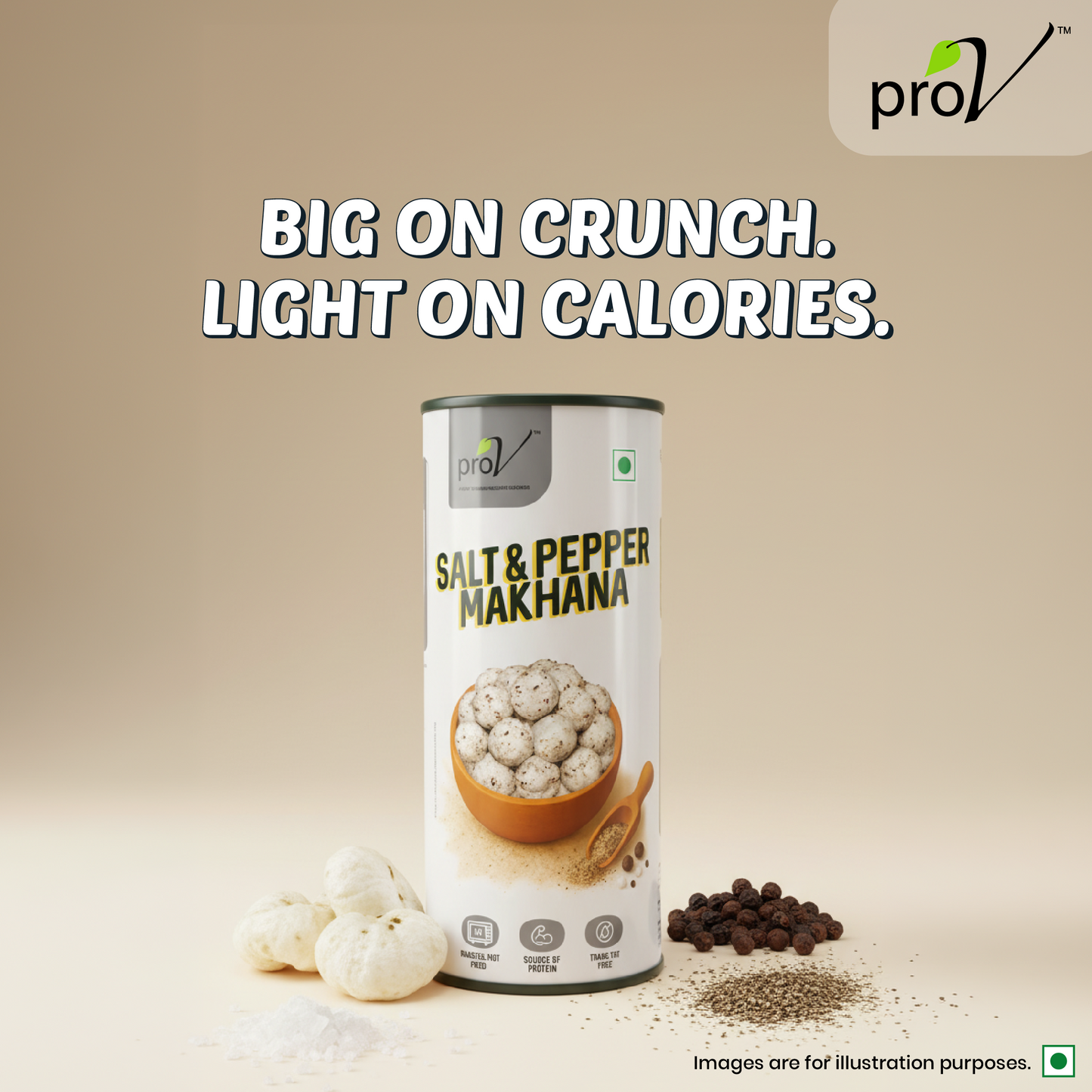 Salt & Pepper Makhana 77g
