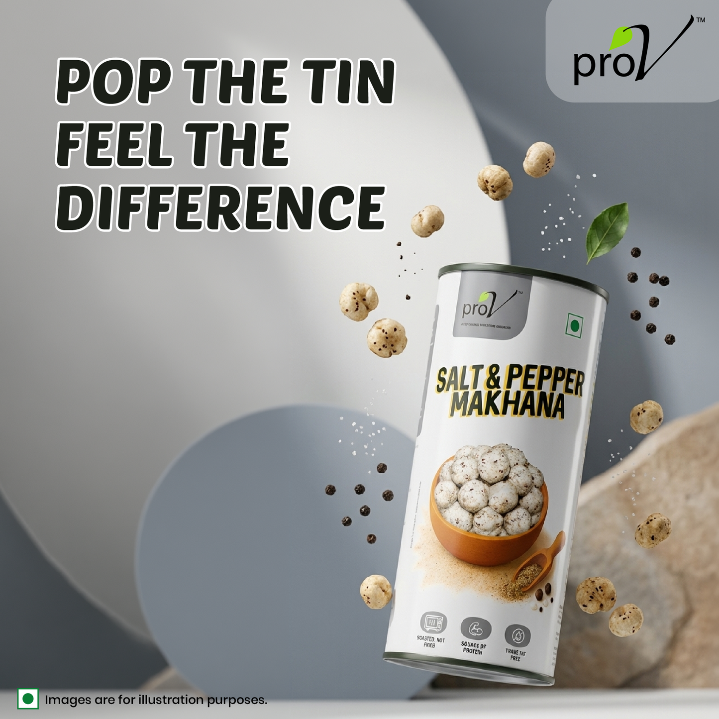 Salt & Pepper Makhana 77g